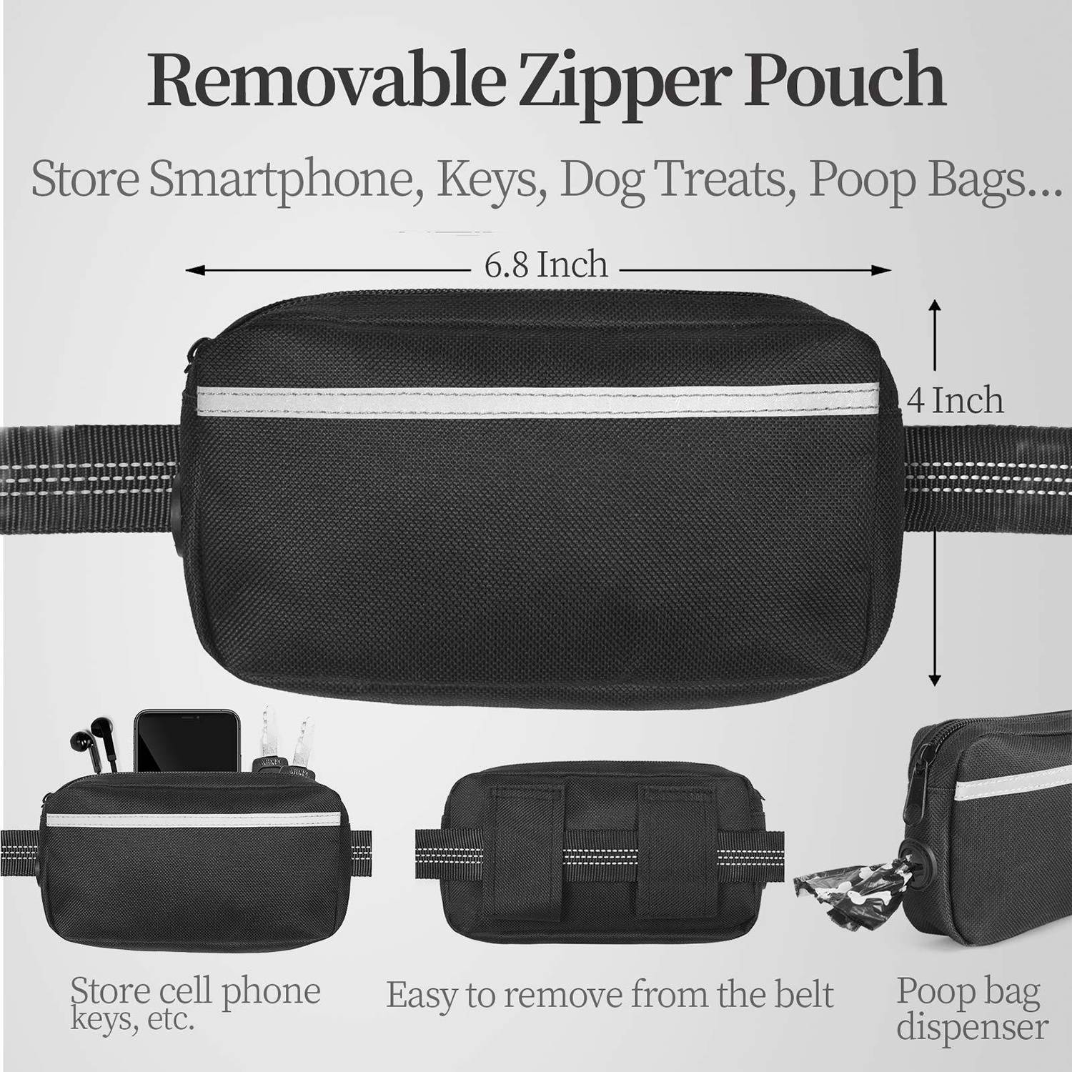 Stretching Dog Leash W/ Waist Bag 4