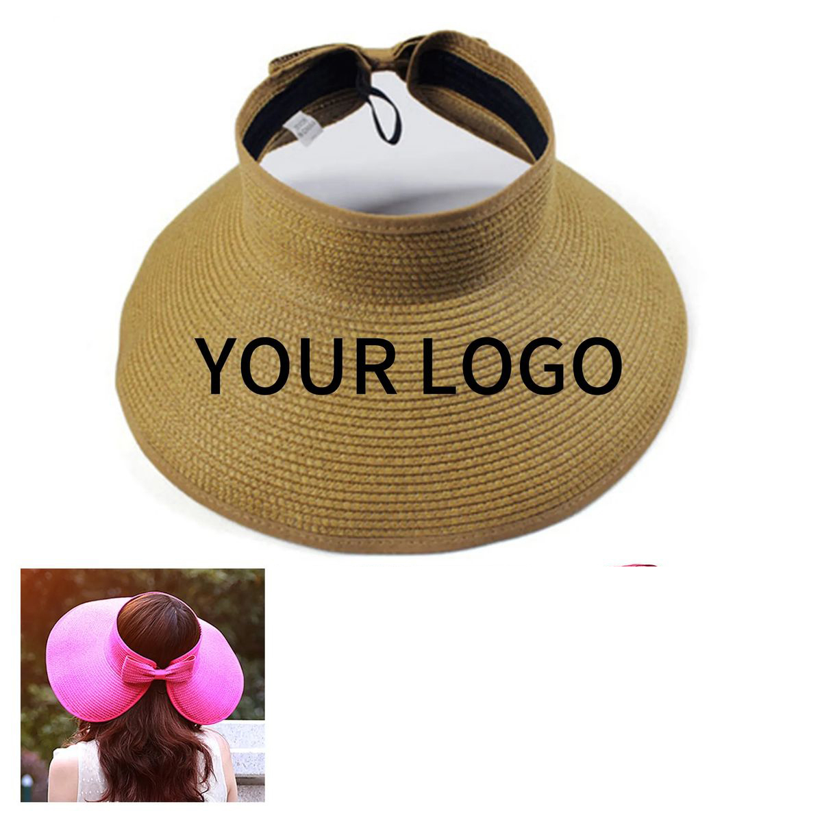 Breathable Straw Sun Visor For Daily Outdoor Use 2