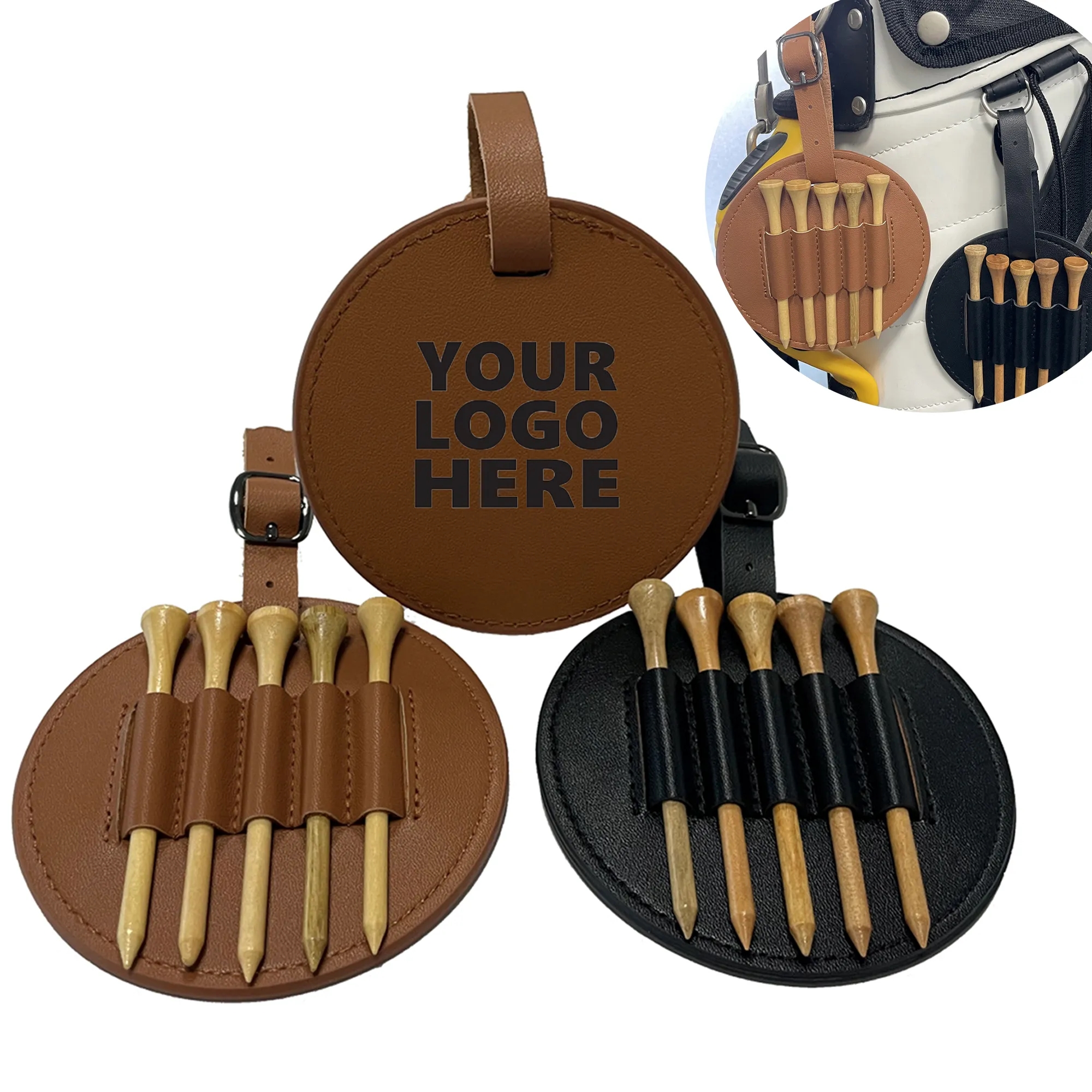 PU Golf Tee Holder 2
