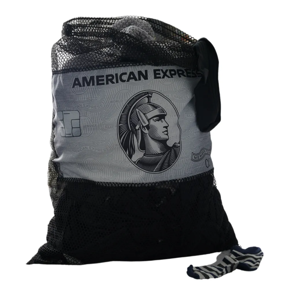 Mesh Laundry Bag with Panel 9