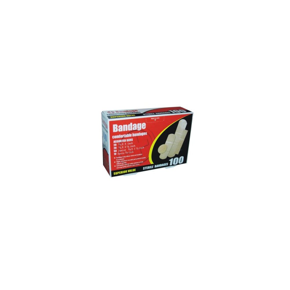 Sterile Bandages Assorted Sizes 100 Count 2
