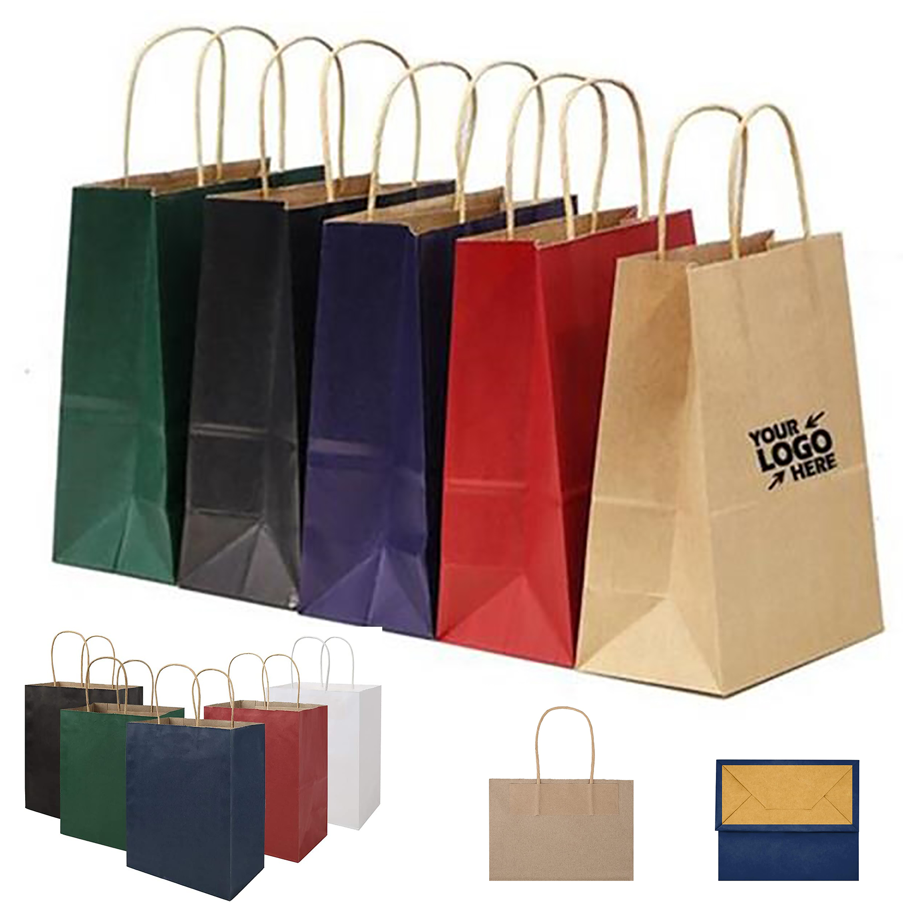 Color Gloss Paper Shopper Bag 2