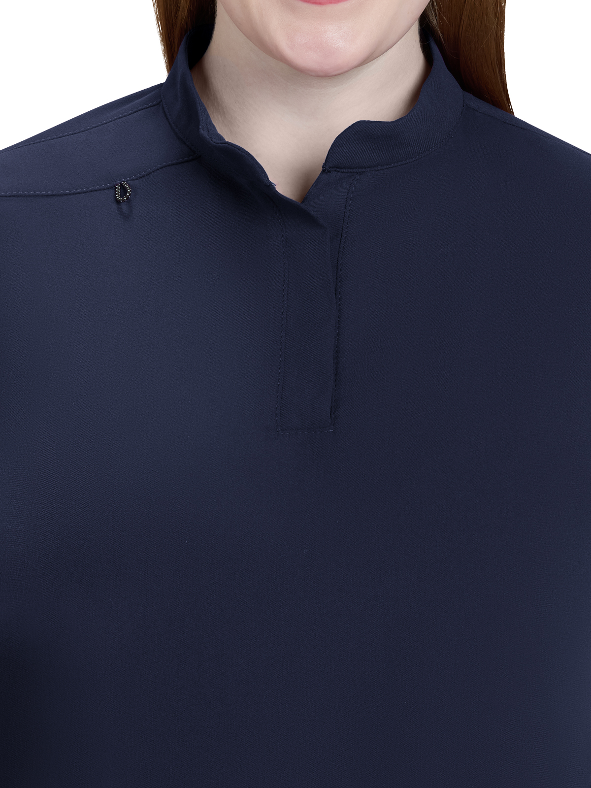 koi - Next Gen - Womens Two-Pocket Button Closure Scrub Top 7