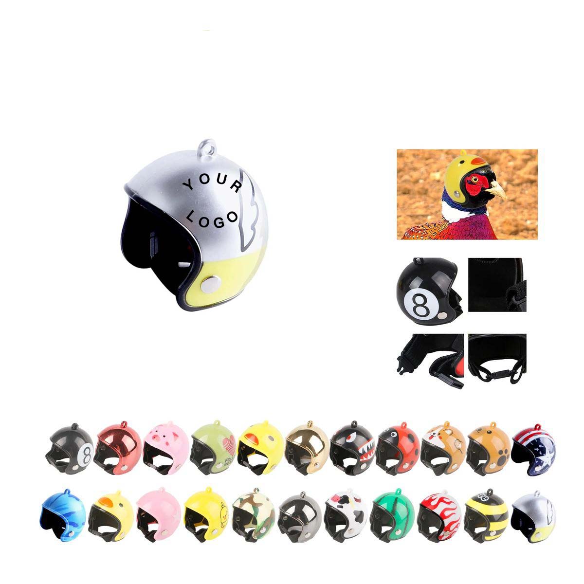Adjustable Chicken Helmet for Poultry Enthusiasts 2
