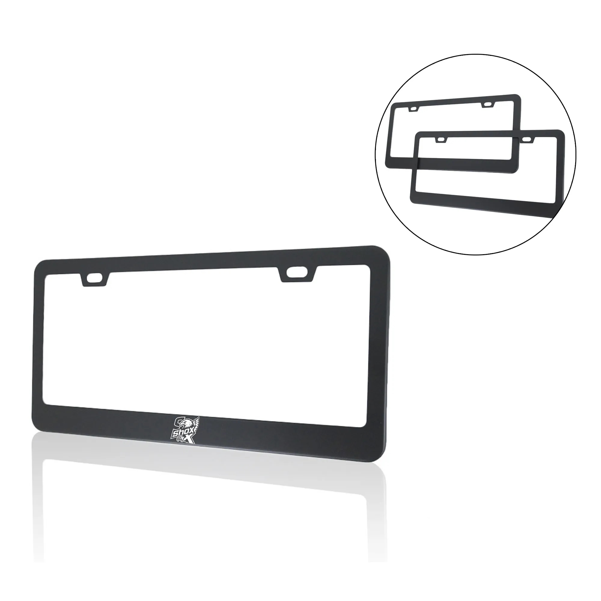 MOQ 20 Aluminum Alloy License Plate Frame 2