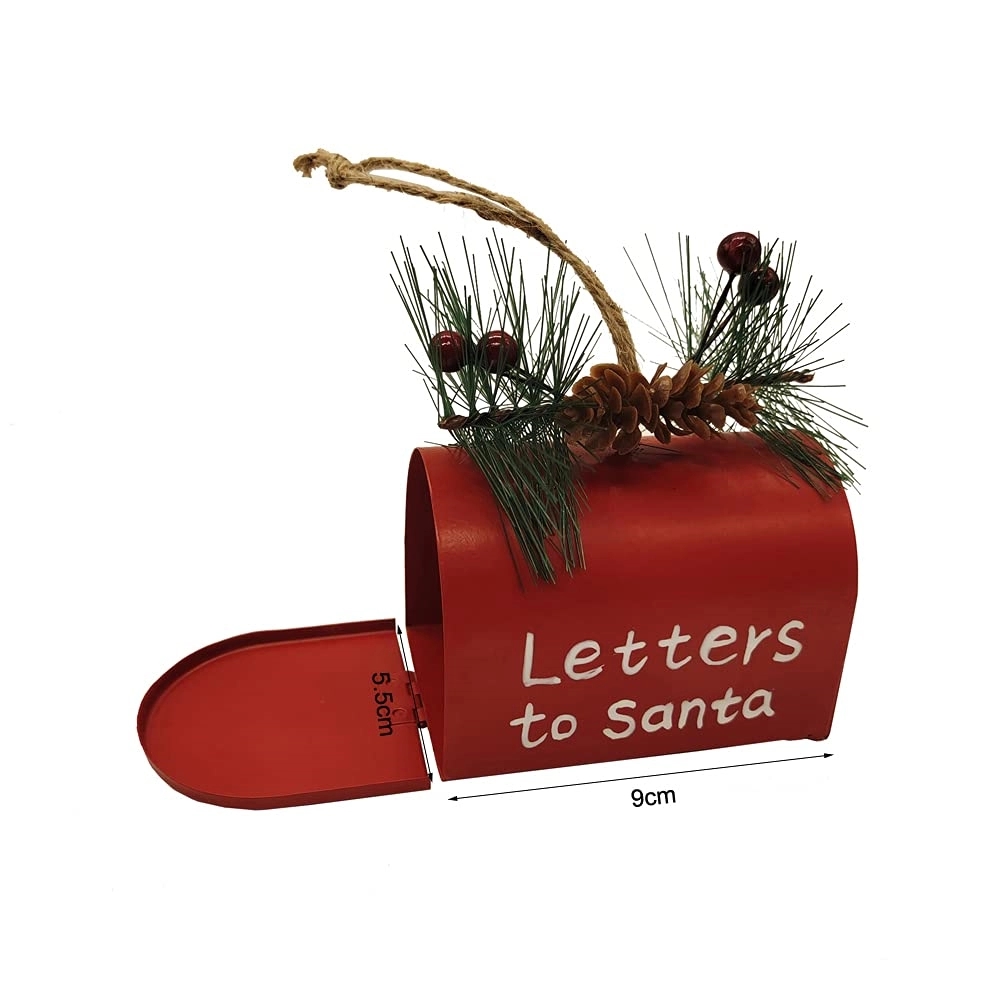 Creative Christmas Mail Box Swag With Pine 4
