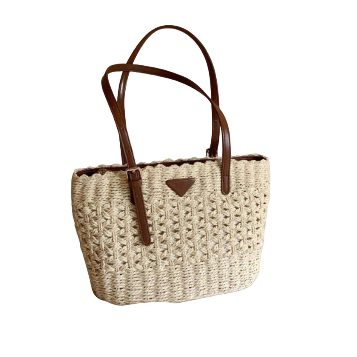 Fashion weaving tote bag 7