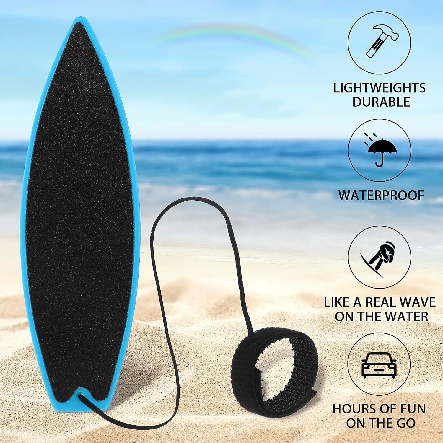 Mini Finger Surfing Board with String 2