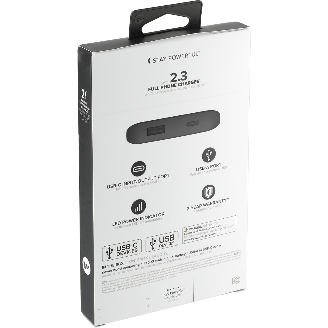 mophie® Power Boost 10,000 mAh Power Bank 25