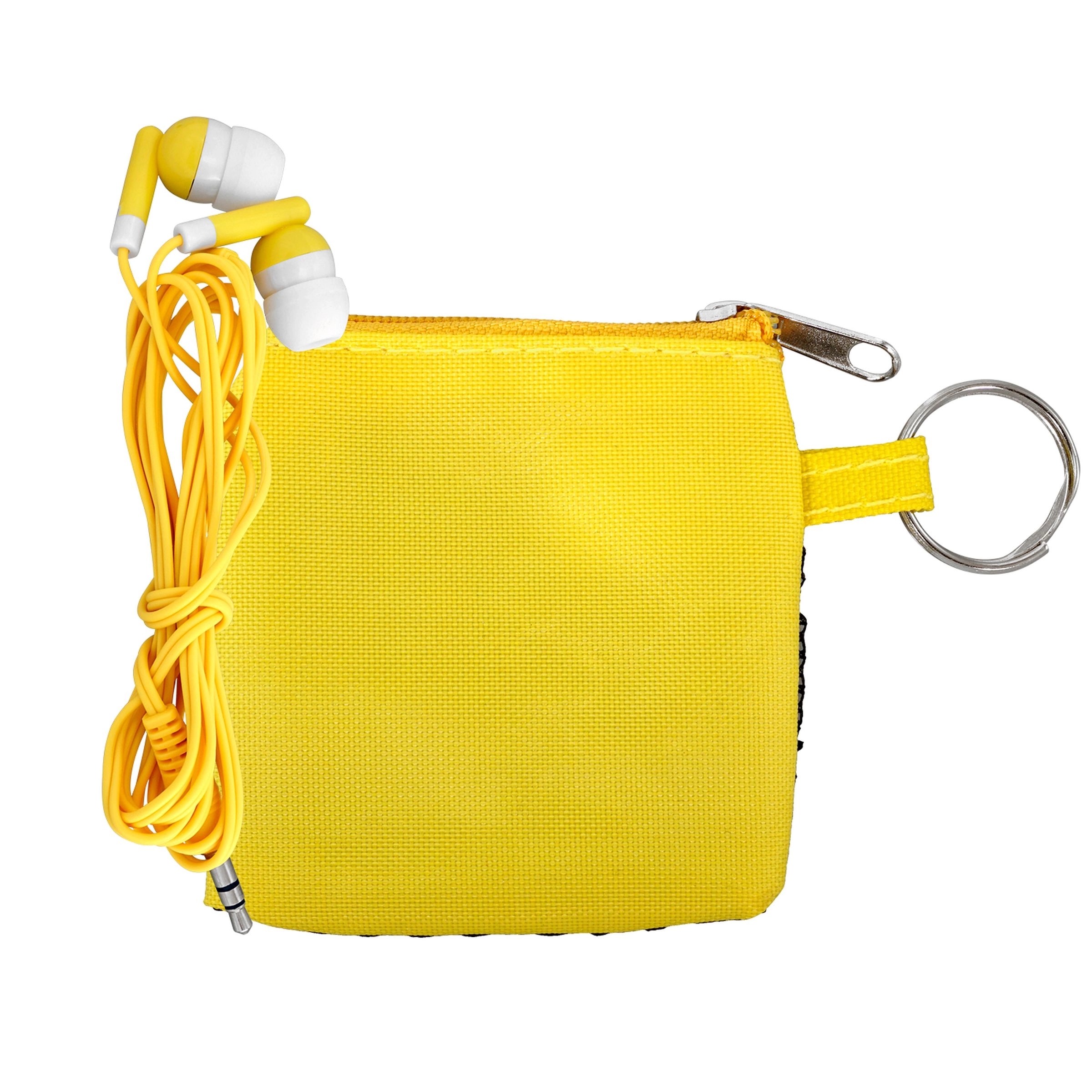 SPORTY POUCH & COLORFUL EAR BUDS 8