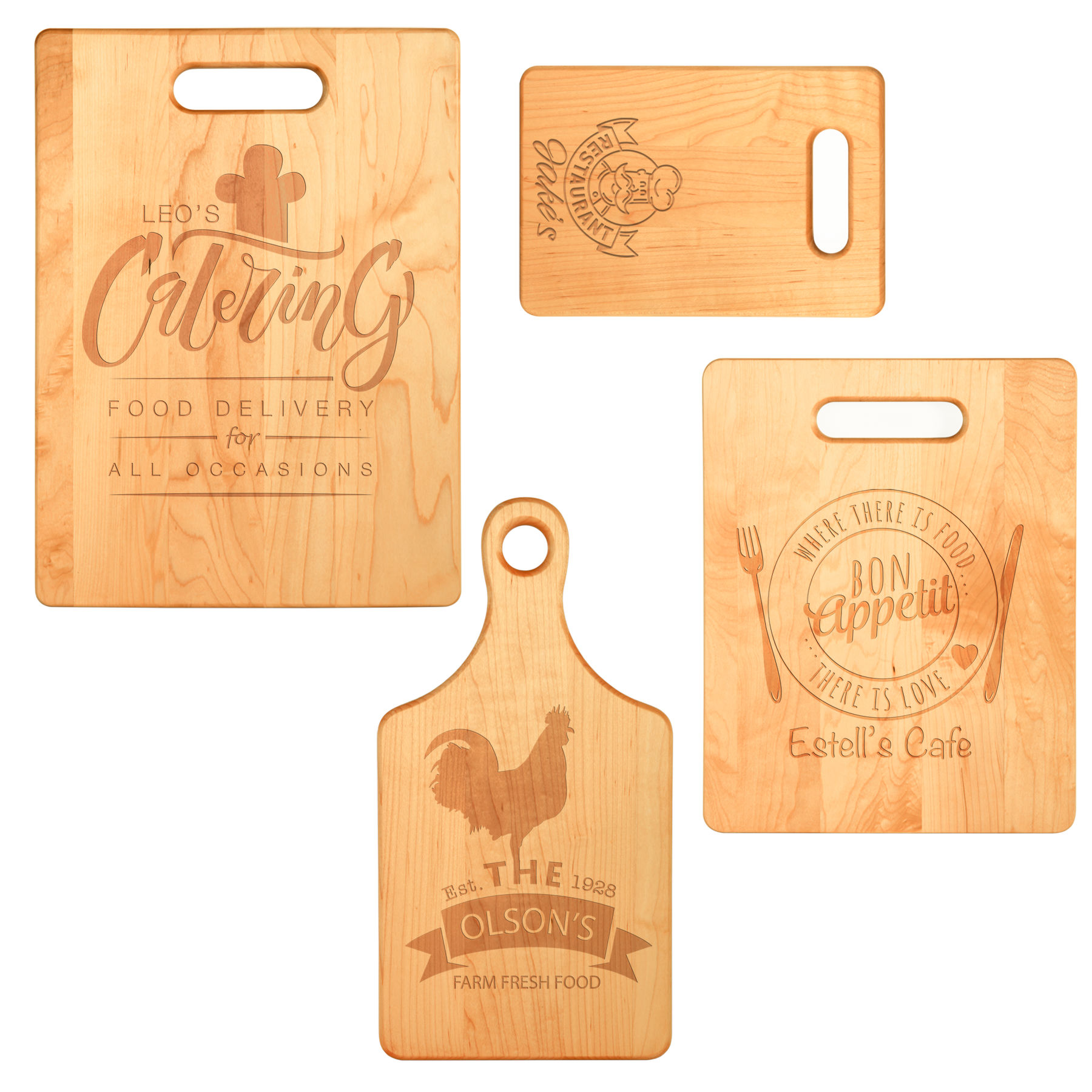 9" x 6" Maple Cutting Board 2