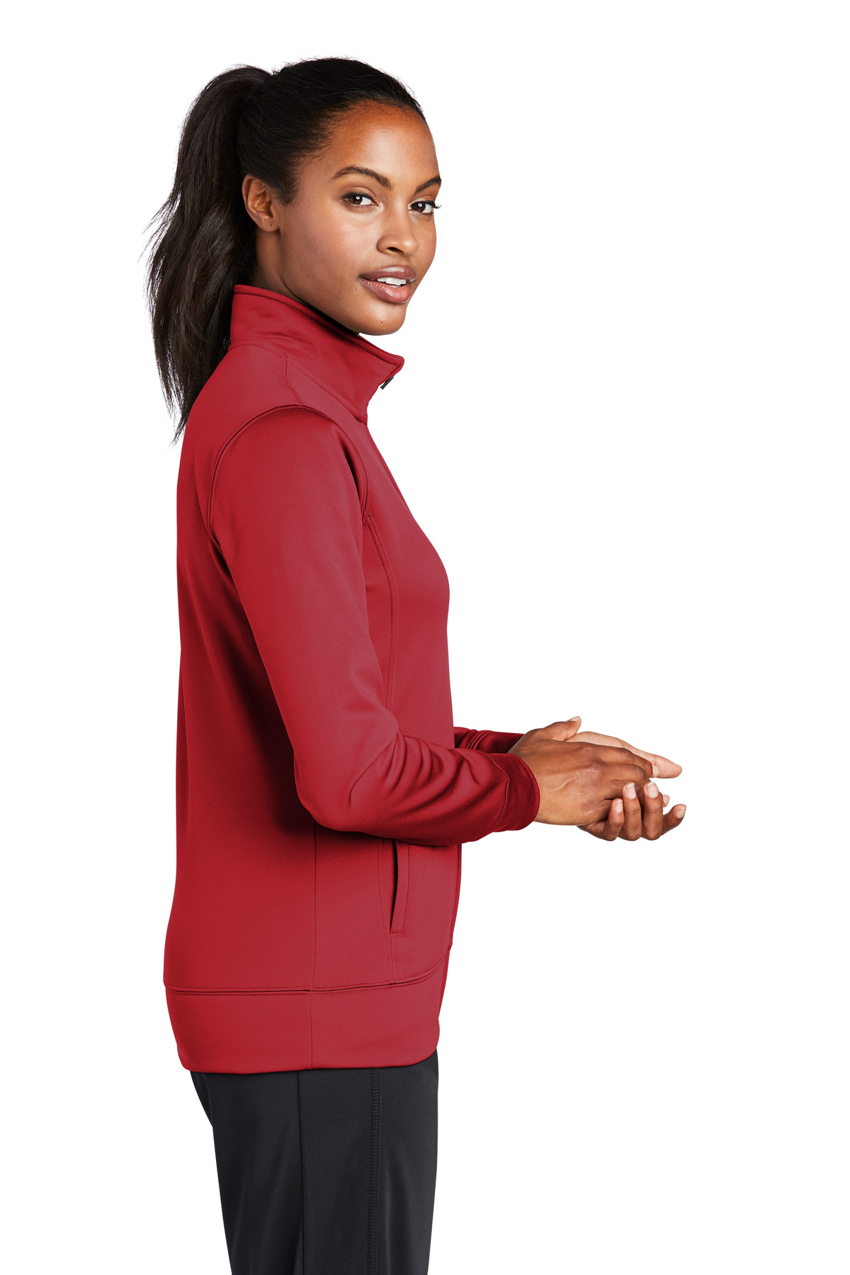 Sport-Tek® Women's Sport-Wick Fleece Full-Zip Jacket 37