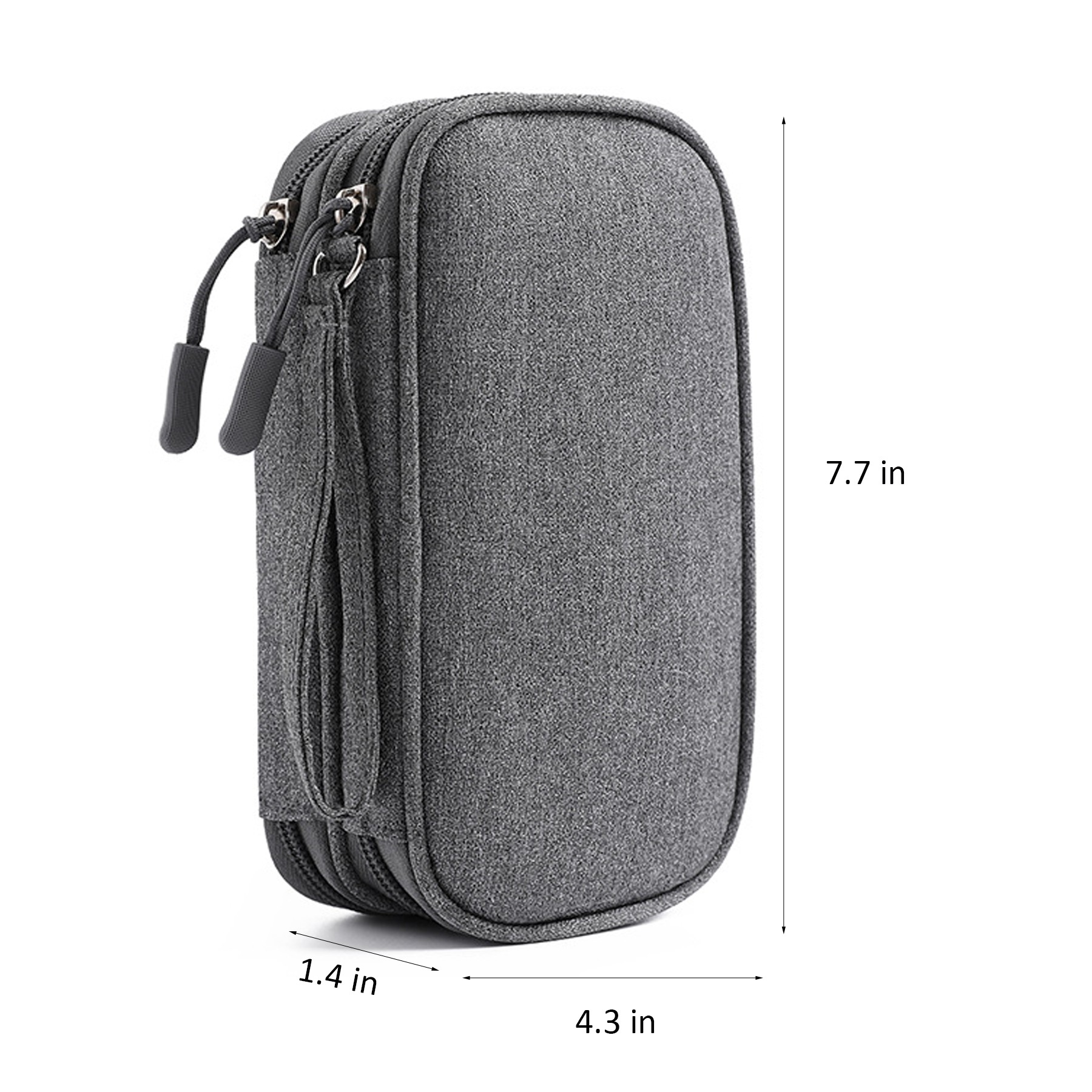 2 Layers Charging Cable Organizer Bag 5