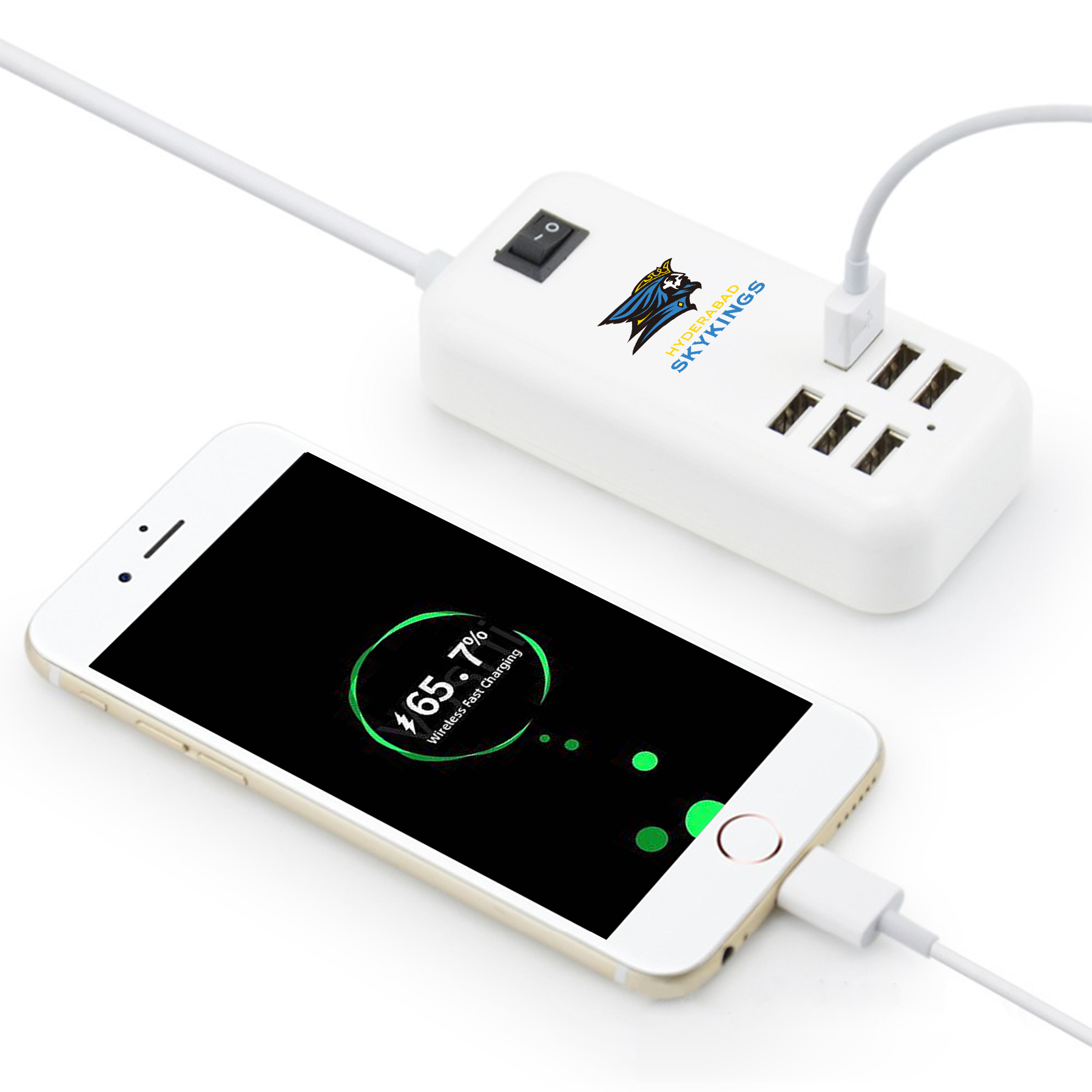 Quick-in USB Desktop Charger 4