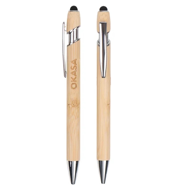 Engraved Bamboo Alpha Stylus Pen 5