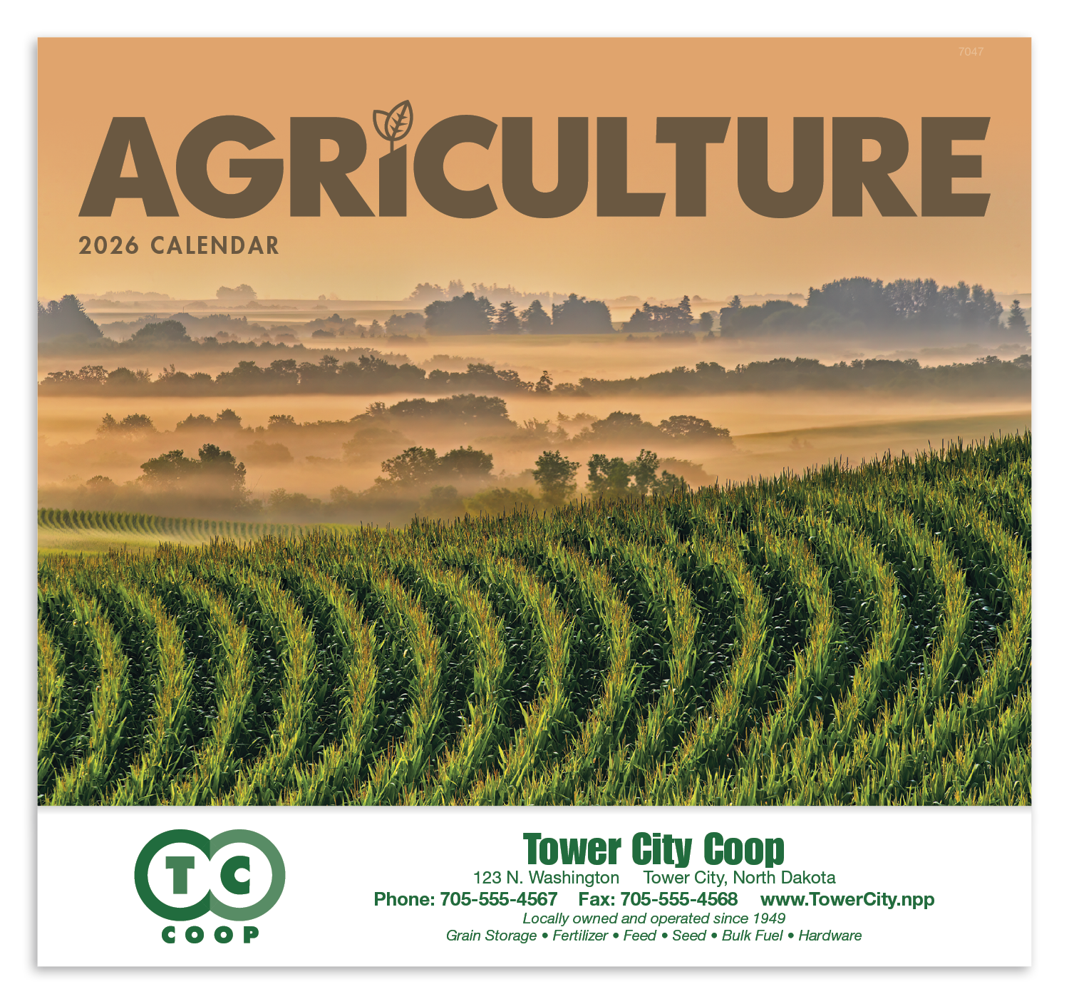 Good Value™ Agriculture - Stapled Calendar 36