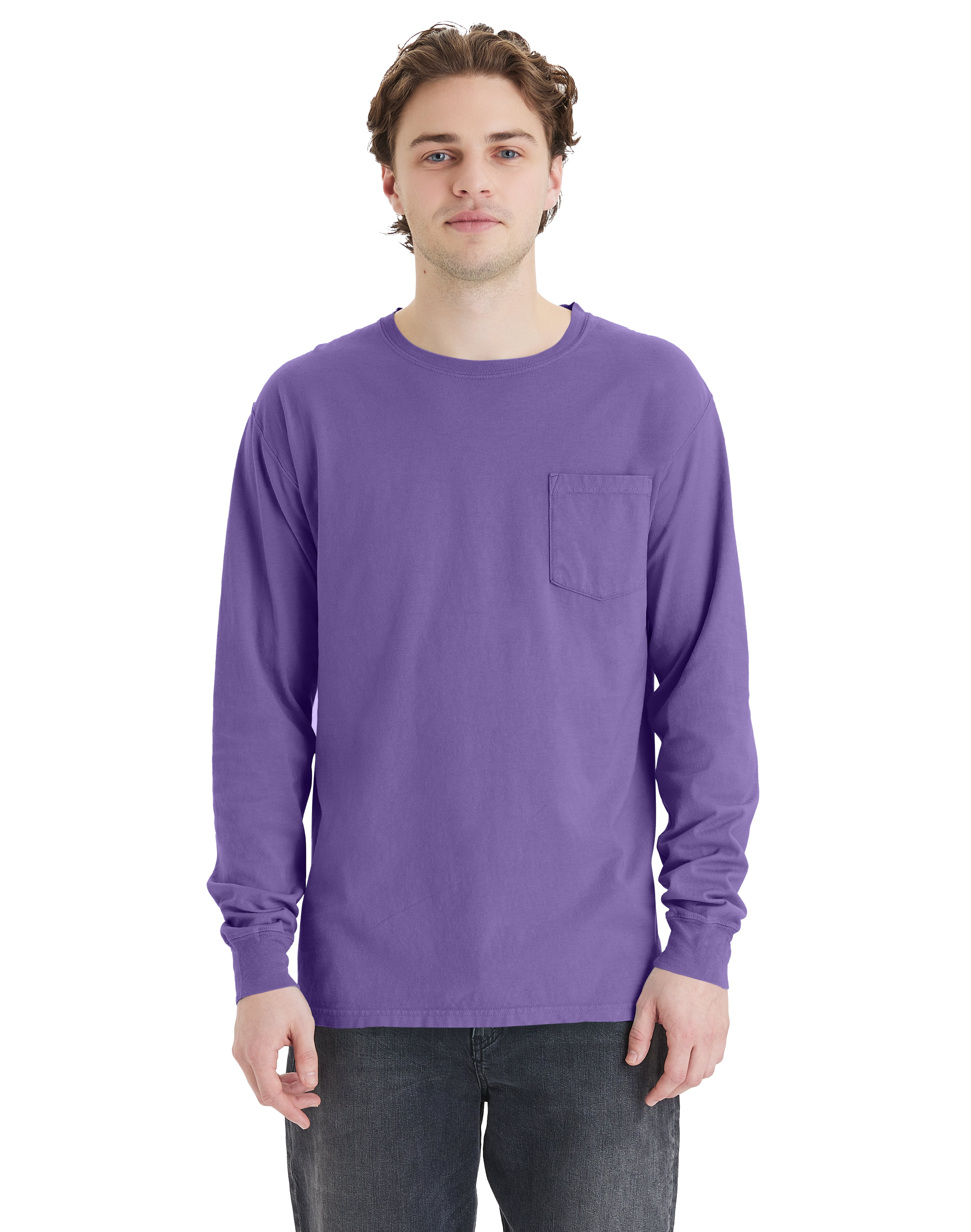 ComfortWash Long Sleeve Pocket T-Shirt 6