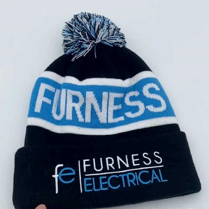 Recycled Polyester Beanie with 3D Embroidered Logo 4