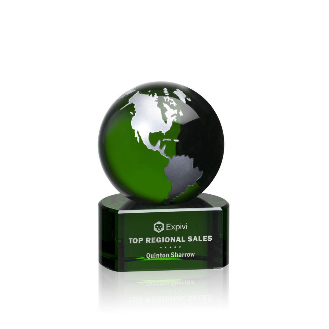 Marcana Globe Award - Green/Silver 1