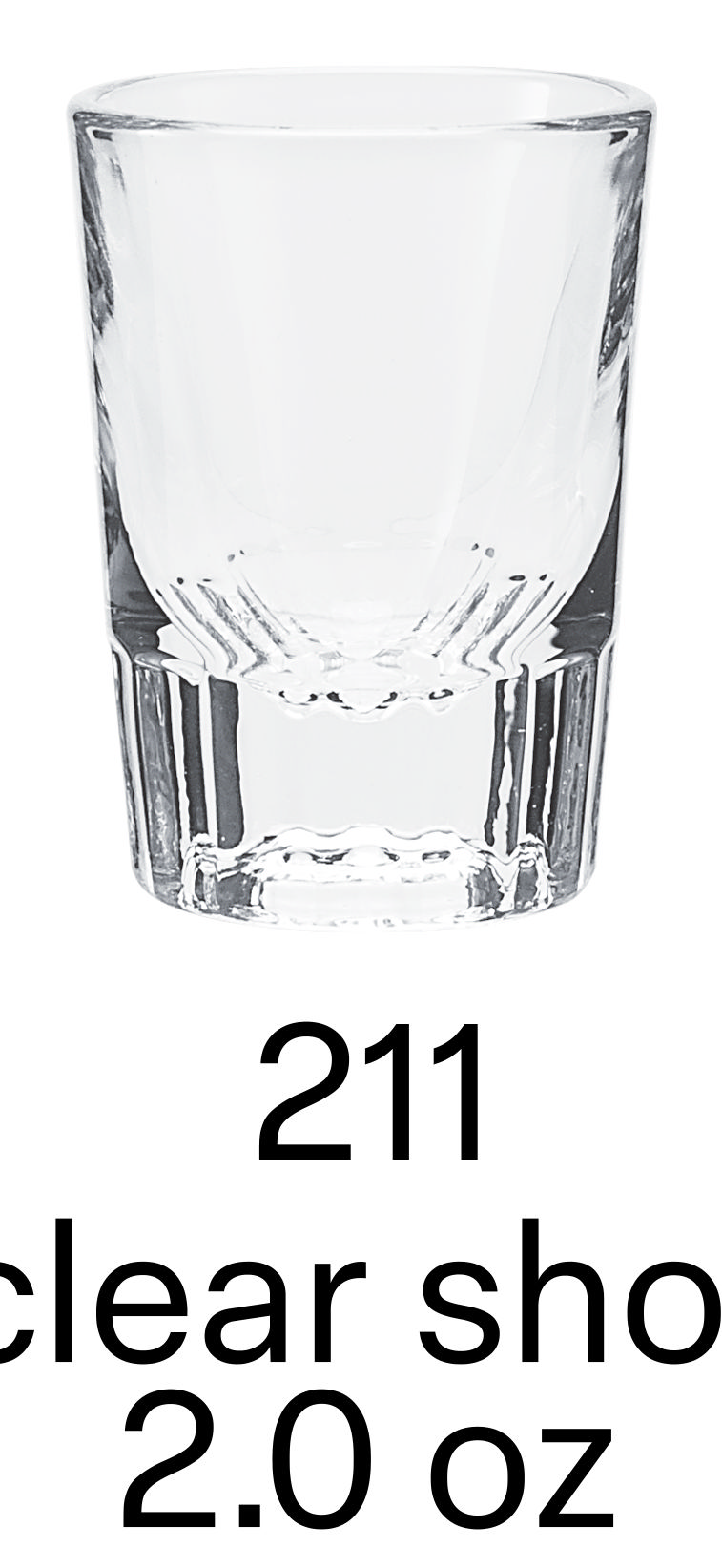 2 oz clear shot