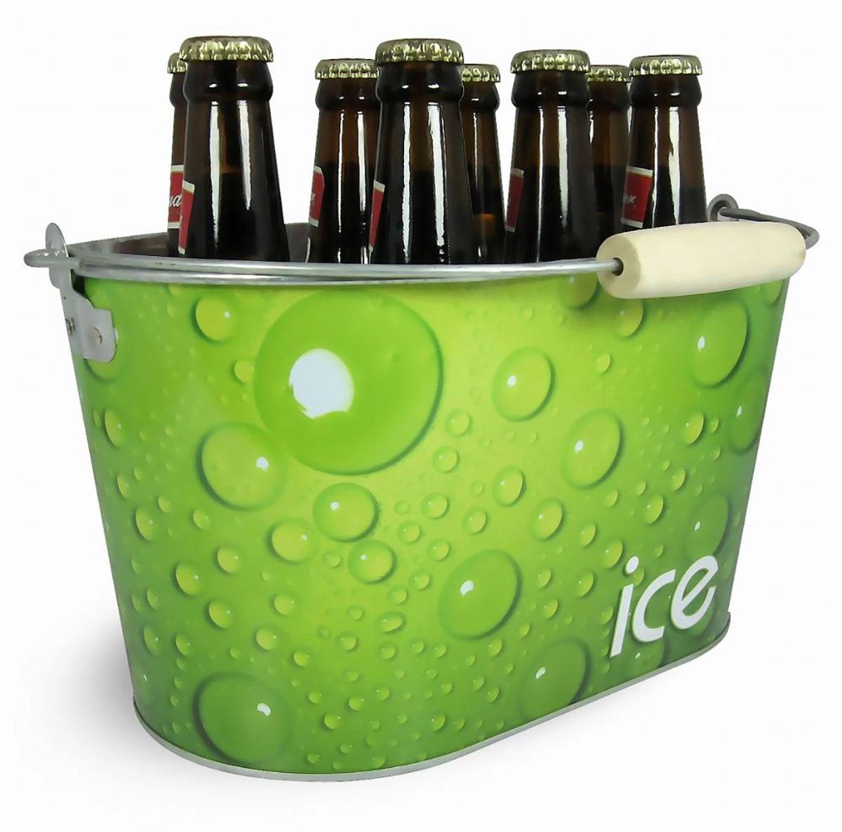 10 Qt Galvanized Metal Ice Bucket 1