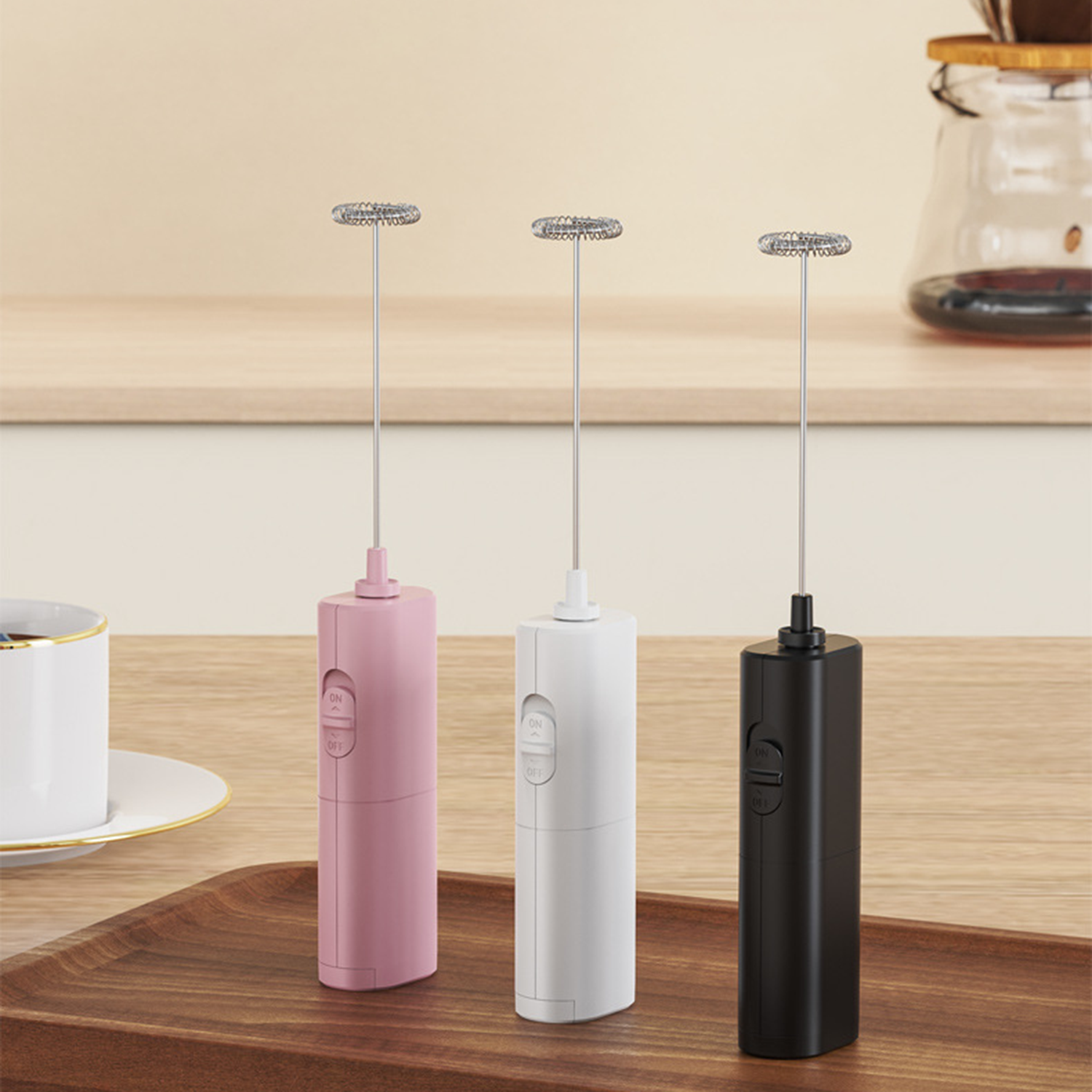 Powerful Milk Frother Handheld Foam Maker Drink Mixer 3