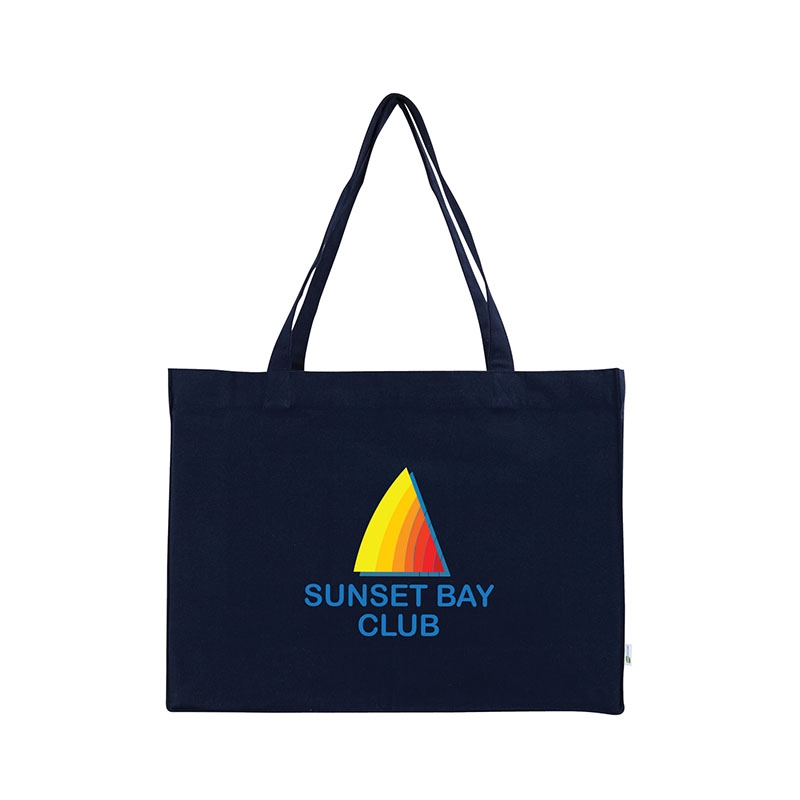 Juliette 10 oz. Recycled Cotton Shopper Tote, custom tote bag with logo imprint 9