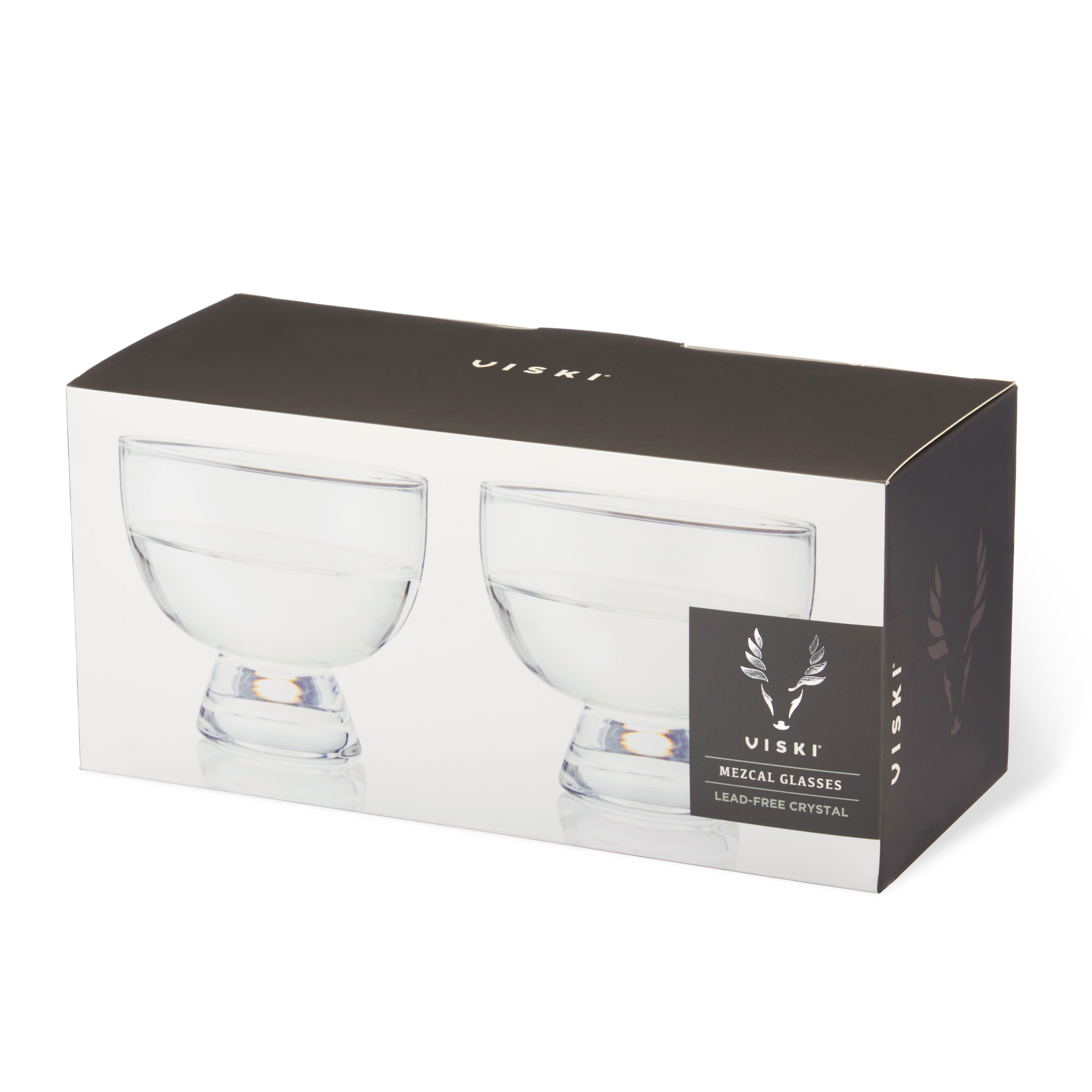 Viski® Crystal Mezcal Glass, set of 2 7