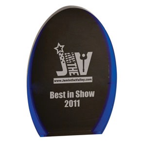 Luminary Acrylic Oval Award 3