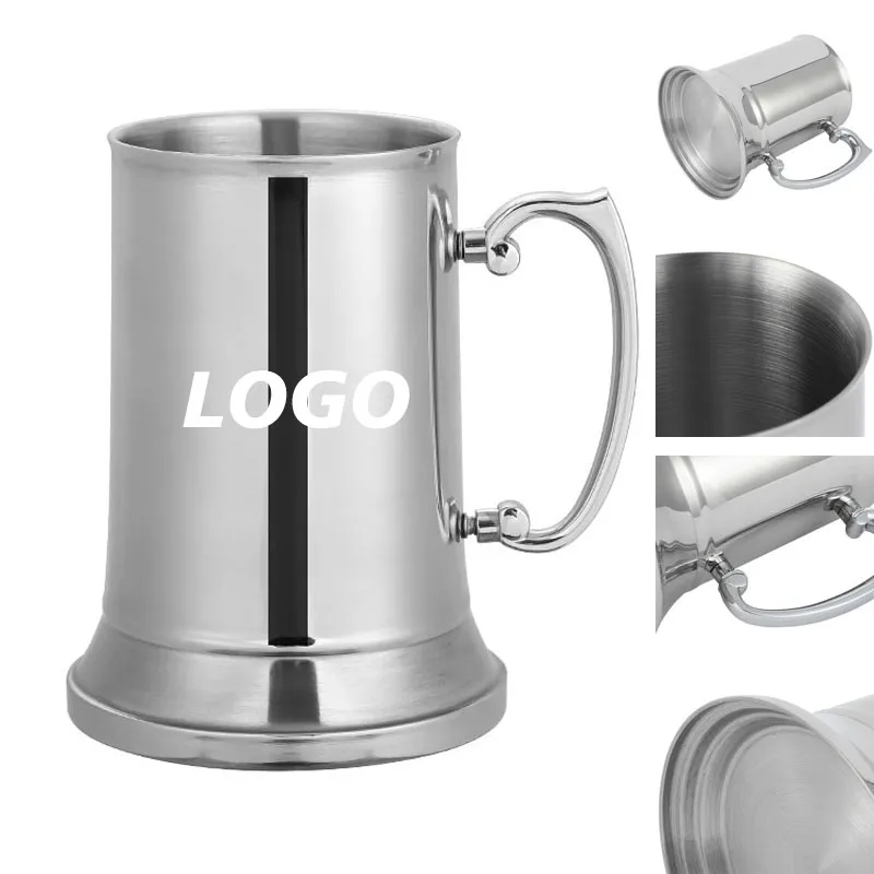 20 Oz Stainless Steel Beer Mug 1