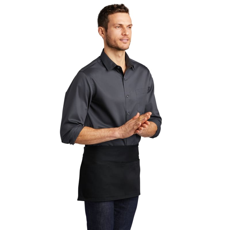 Port Authority Easy Care Reversible Waist Apron With Stain Release. 3