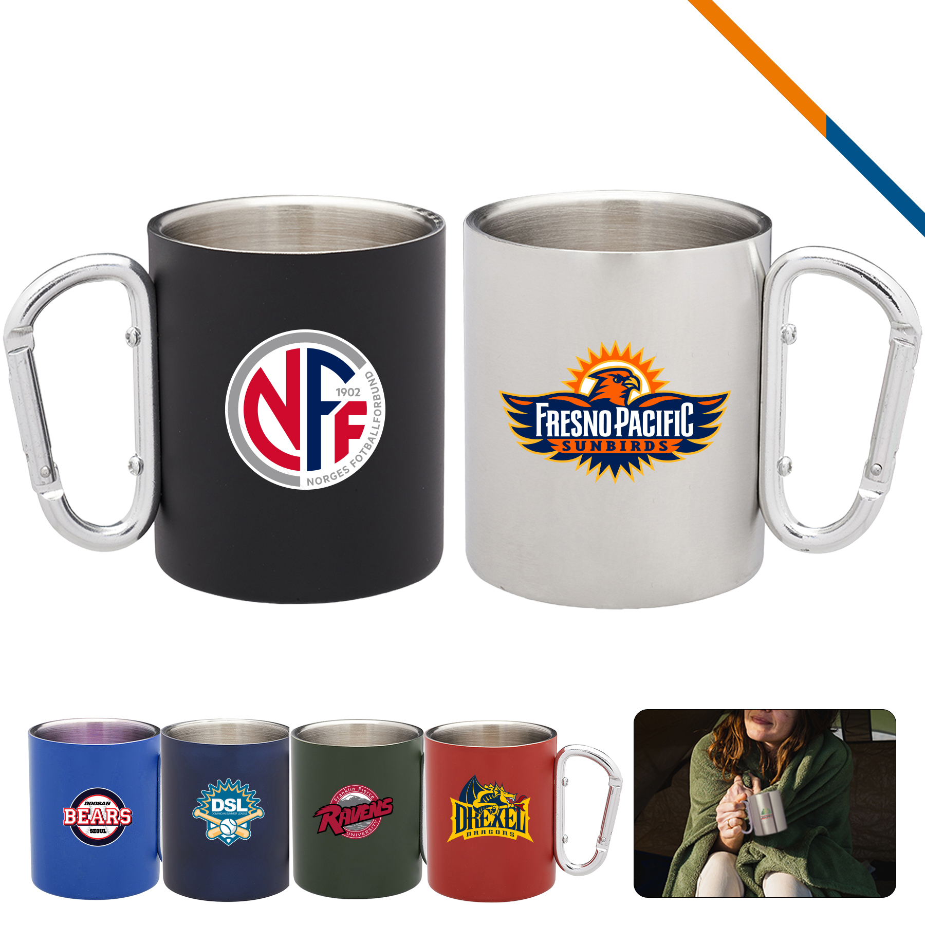 Ritar Stainless Steel Mug - 10 OZ. 2