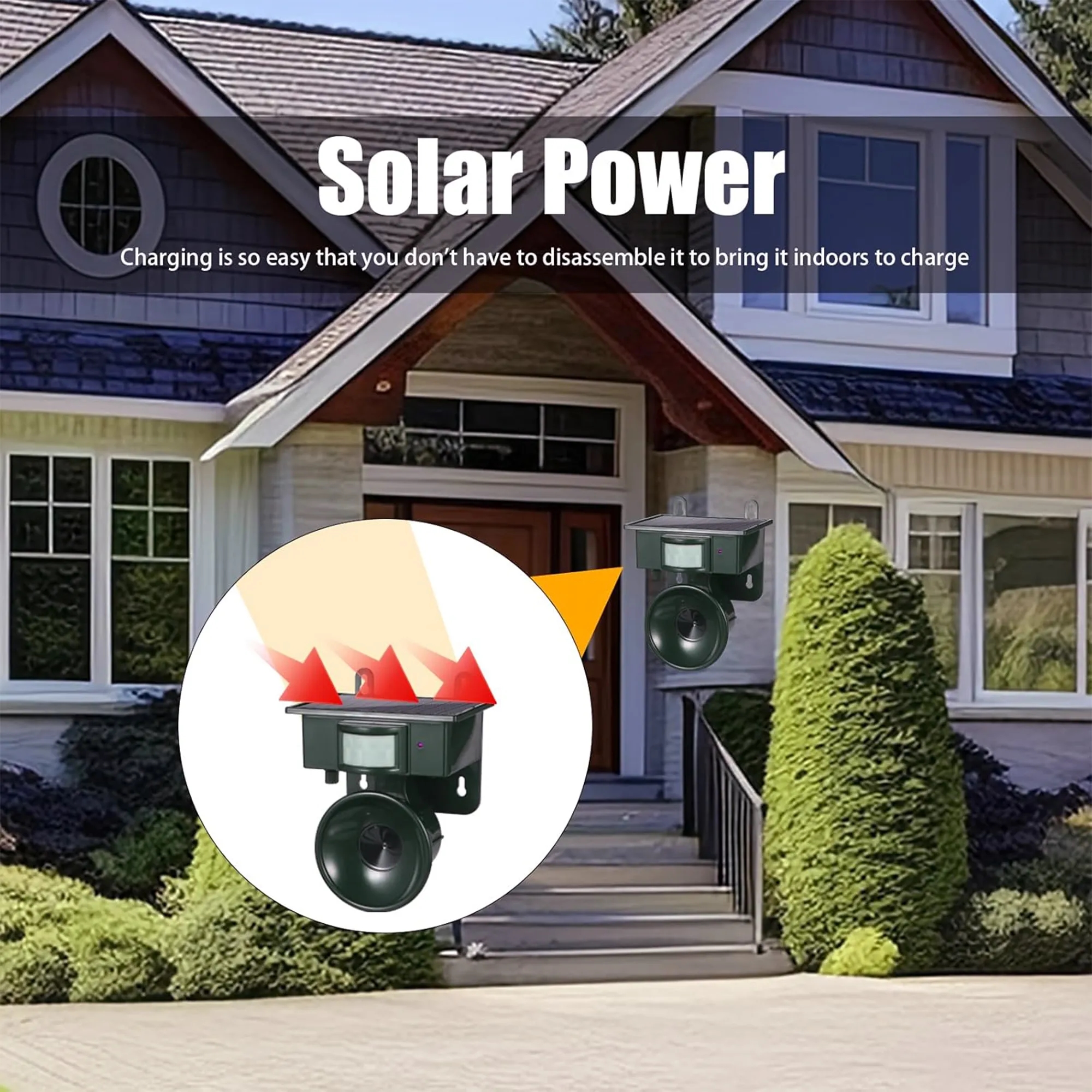 Solar-Powered Ultrasonic Animal Repeller 1