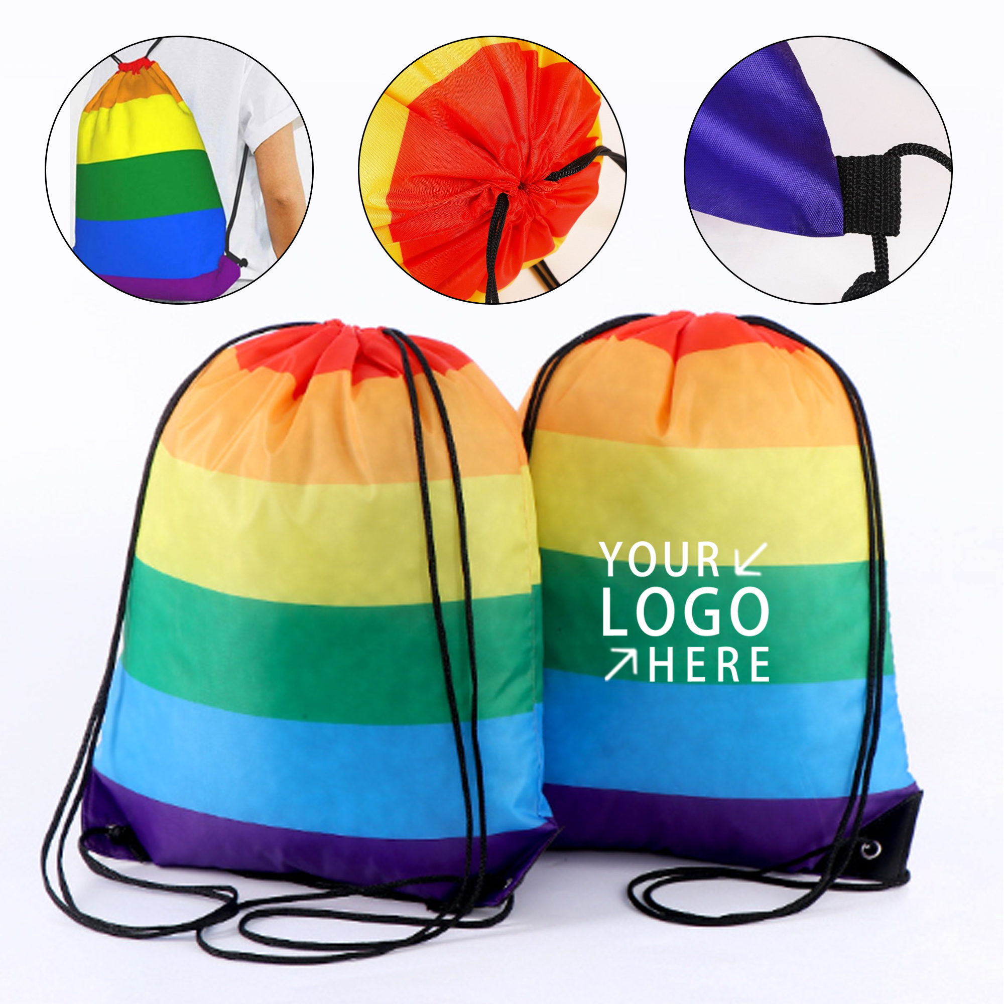 Pride Drawstring Bags 1