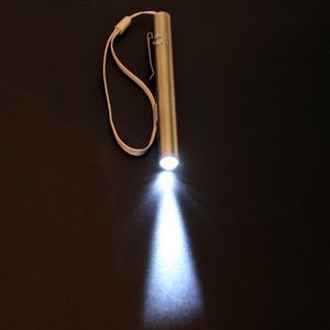 Dual LED Flashlight Pen Shaped With White And Yellow Lights 15