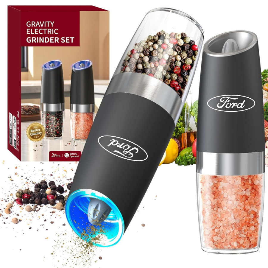 Gravity Electric Salt & Pepper Grinder Set 4