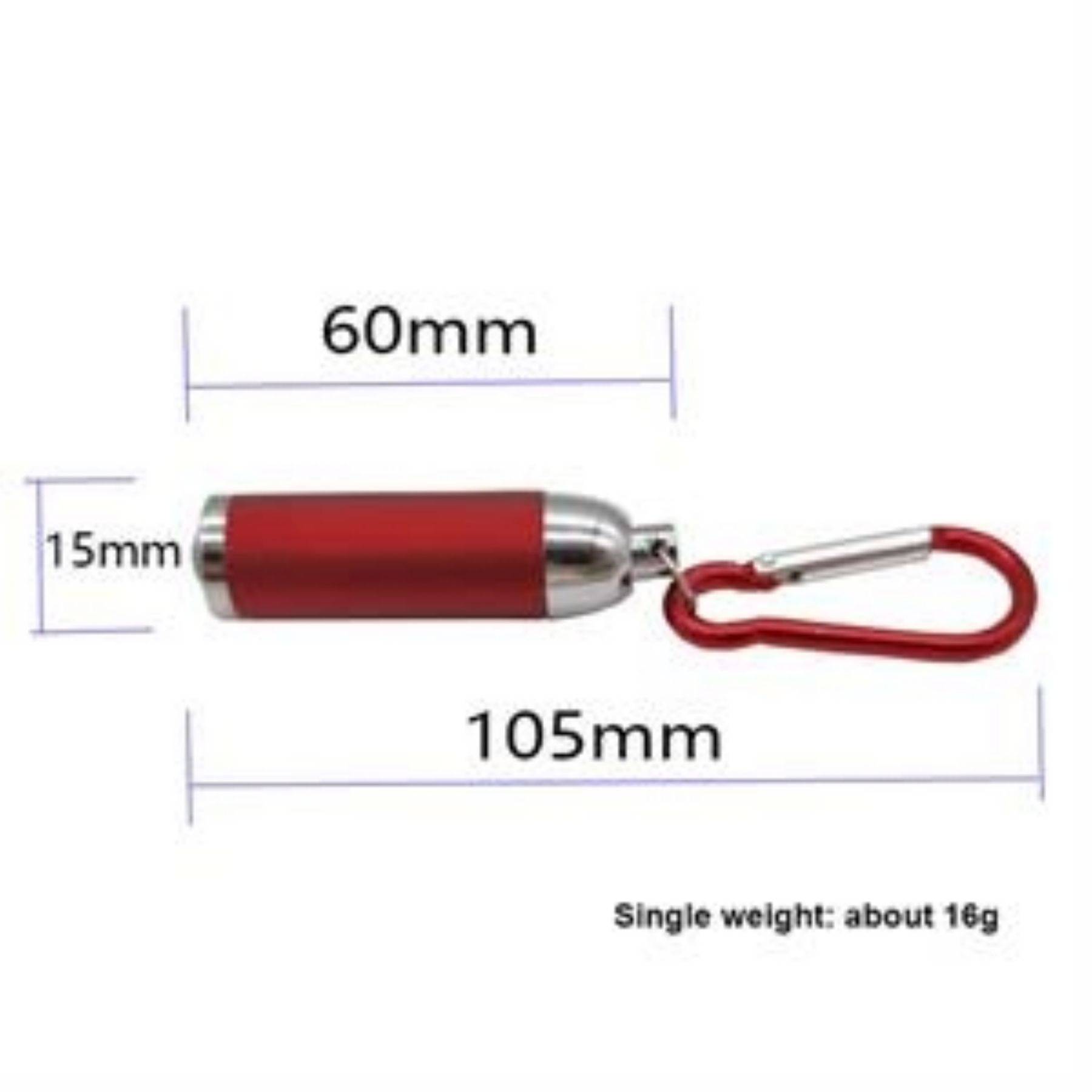 Mini Aluminum LED Flashlight Keychain 3