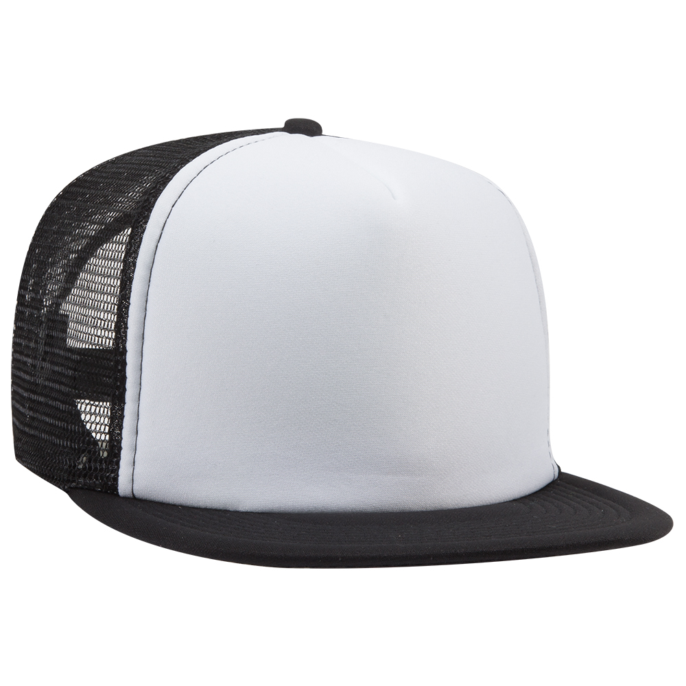 OTTO CAP® OTTO SNAP 5 Panel High Crown Mesh Back Trucker Snapback Hat 10