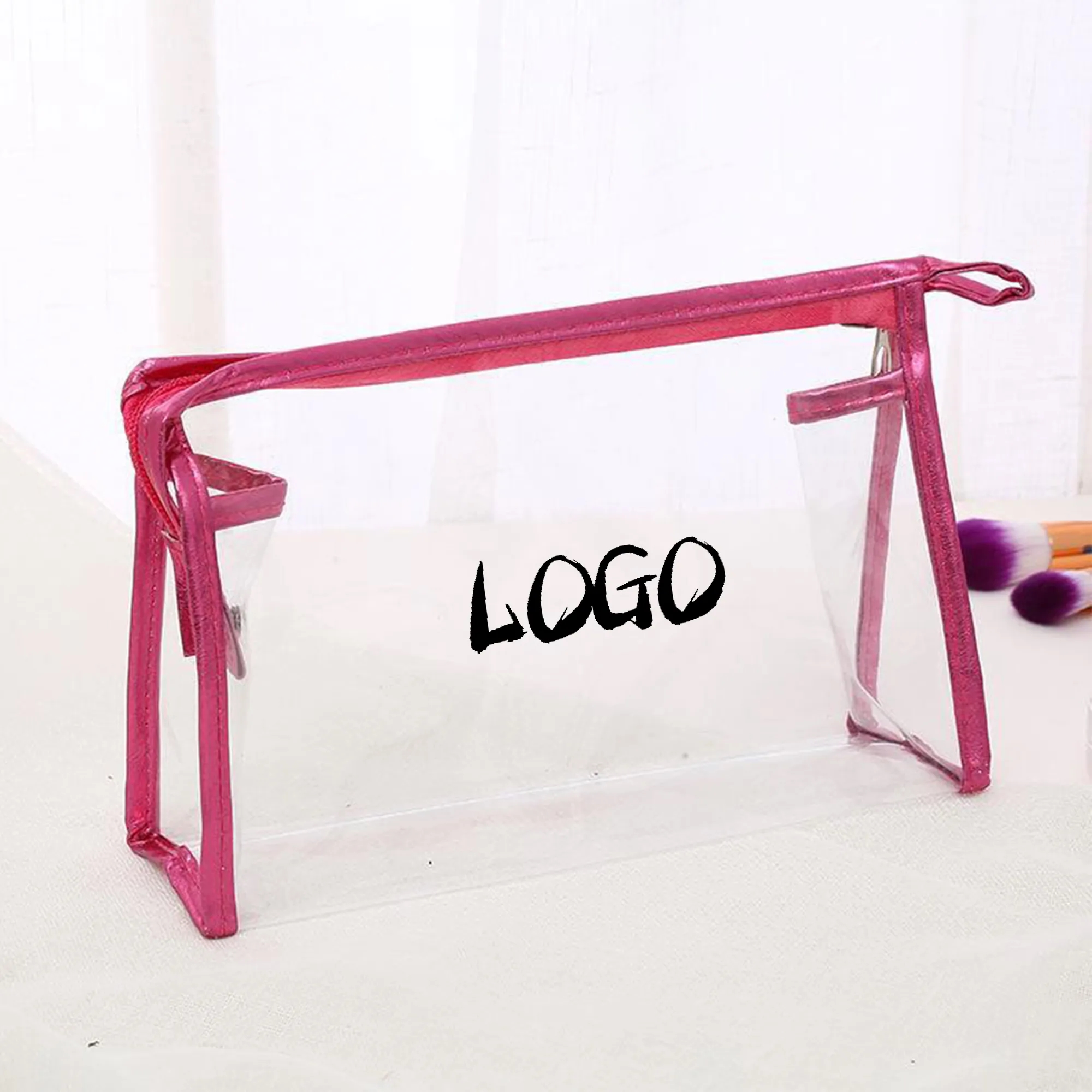 Clear Cosmetic Travel Bag Security Toiletry Pouch 2