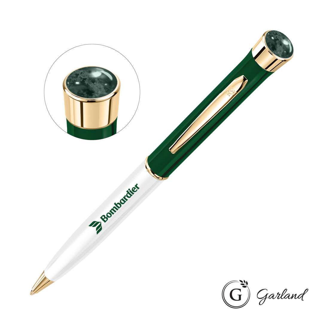 Garland® Patriot Aura Ballpoint Twist Pen - Gold Accent 7