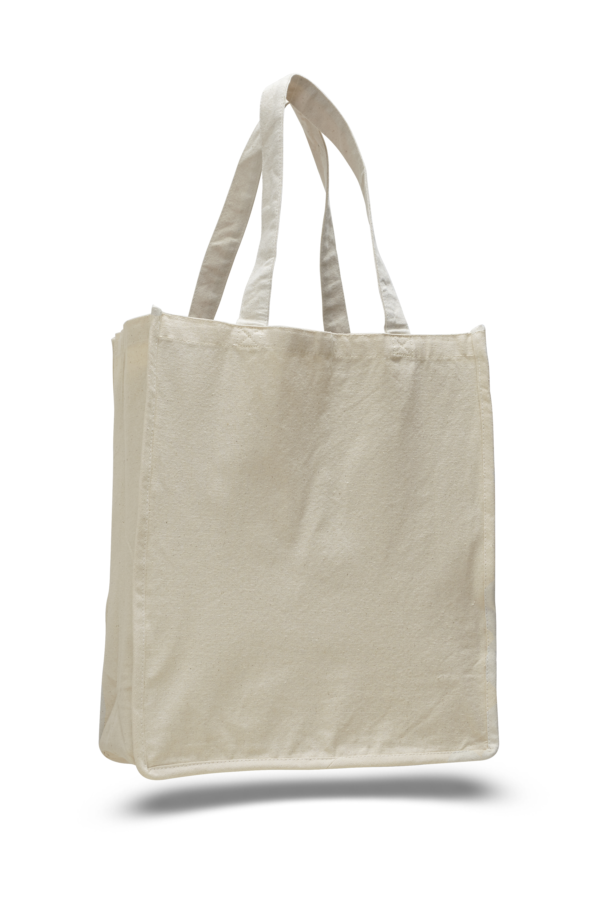 Heavy 12 oz. Cotton Canvas Jumbo Shopper Tote Bag - Colors, custom tote bag with logo imprint 3