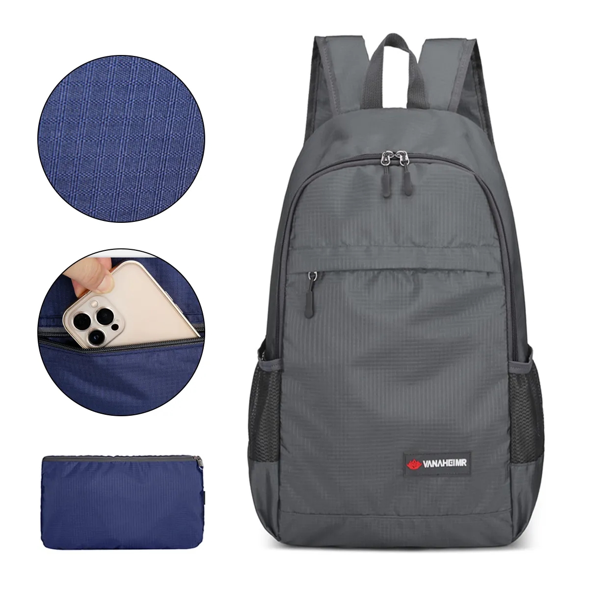 20L Small Hiking Backpack for Men Women 20L Packable Daypack Ultralight Foldable Backpack 7