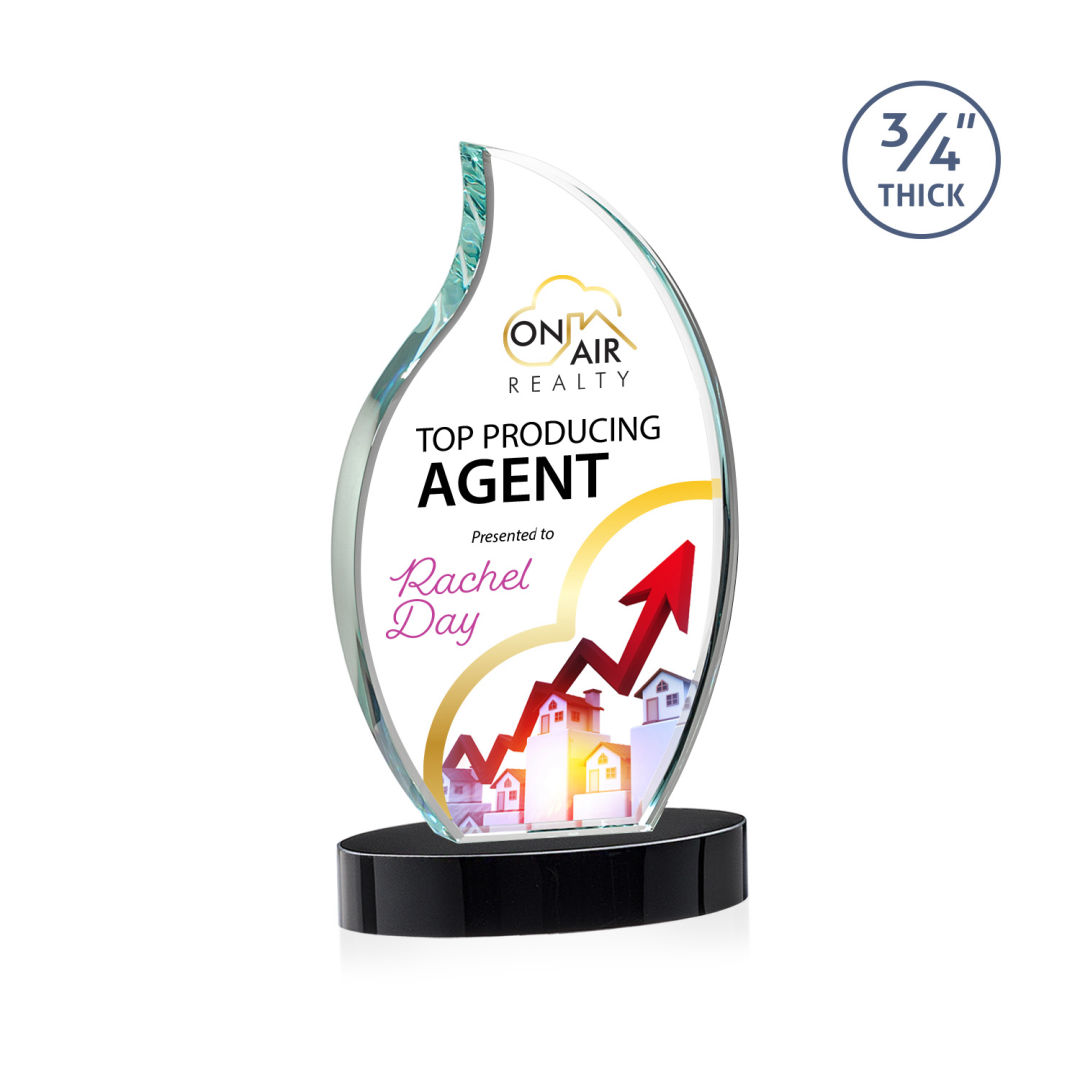 Croydon VividPrint™ Award on Alberton Base - Black 3