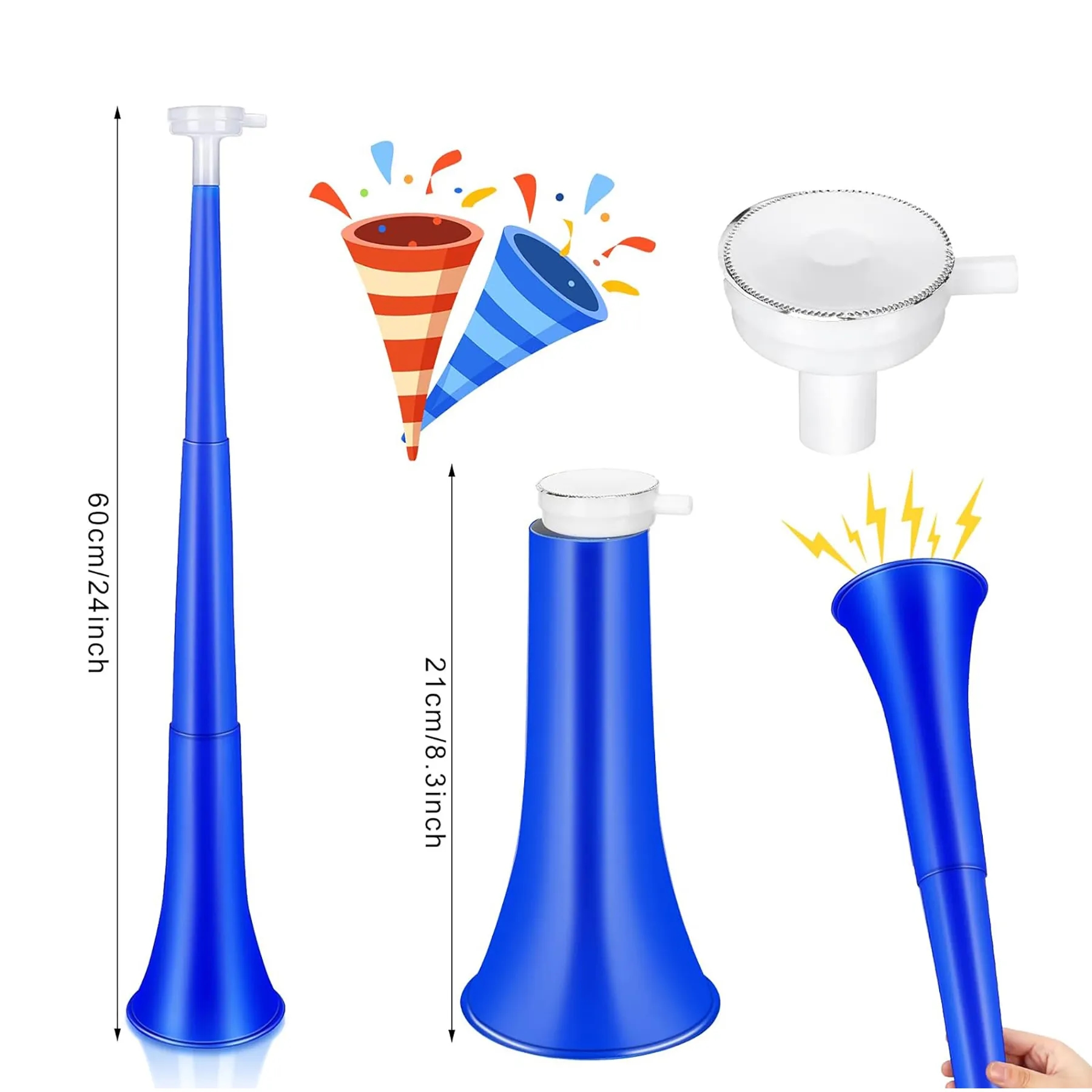 Foldable Stadium Plastic Trumpet 7