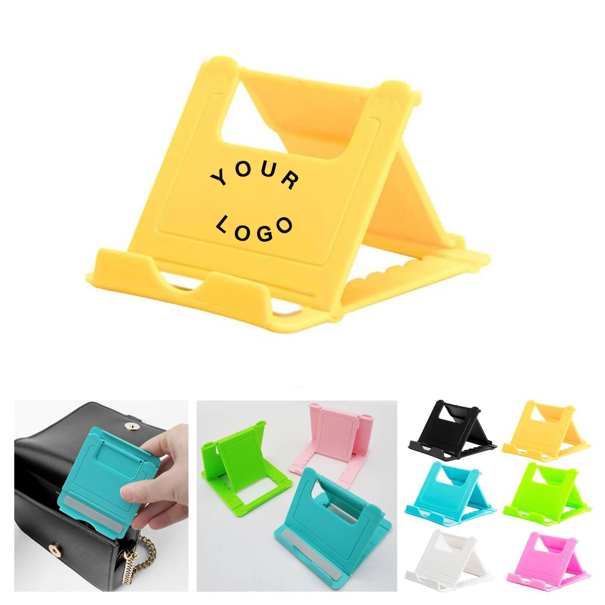 Durable Polypropylene Folding Stand for Phones or Tablets 5