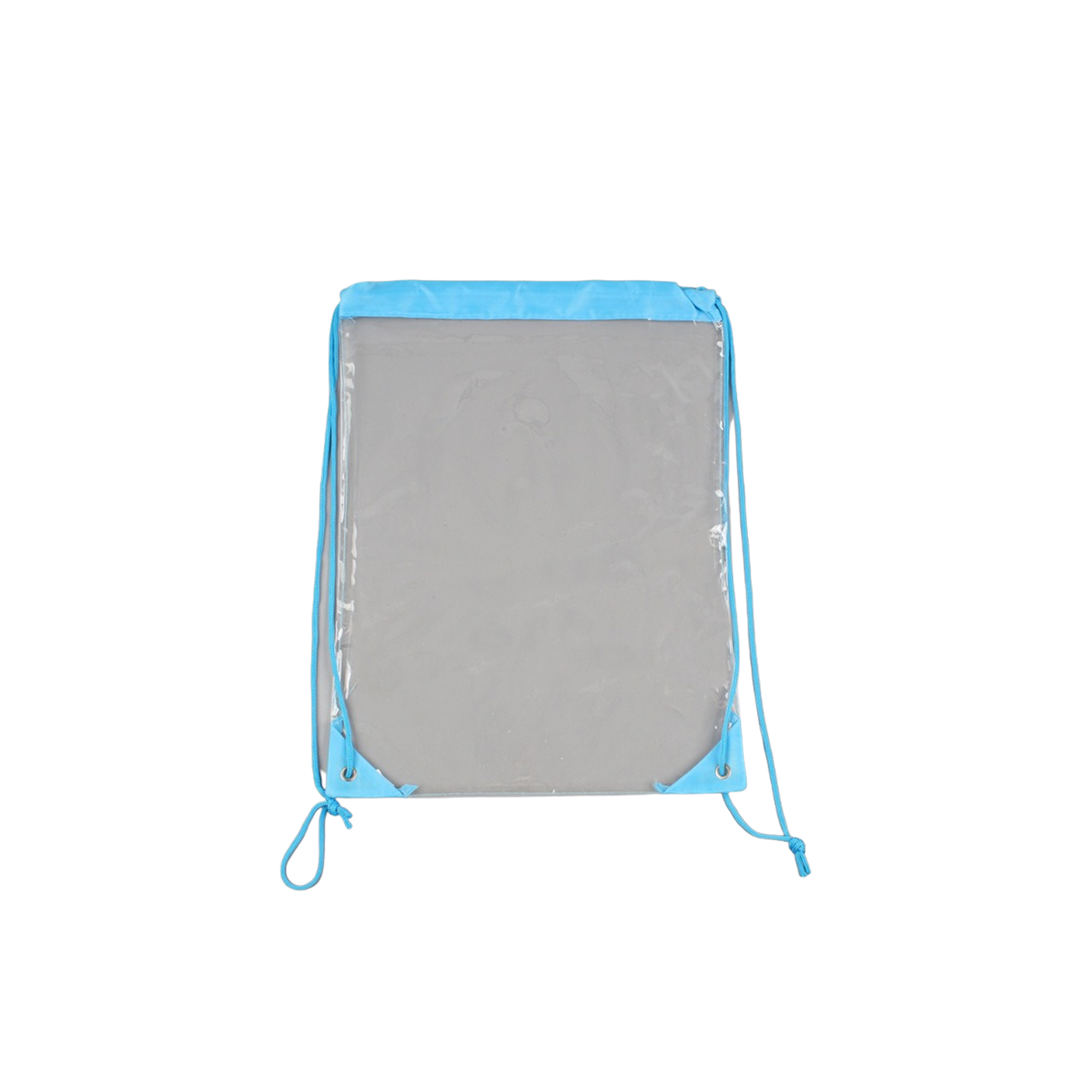 Large Clear Polyvinyl Chloride Drawstring Backpack With Reinforced Corners 6