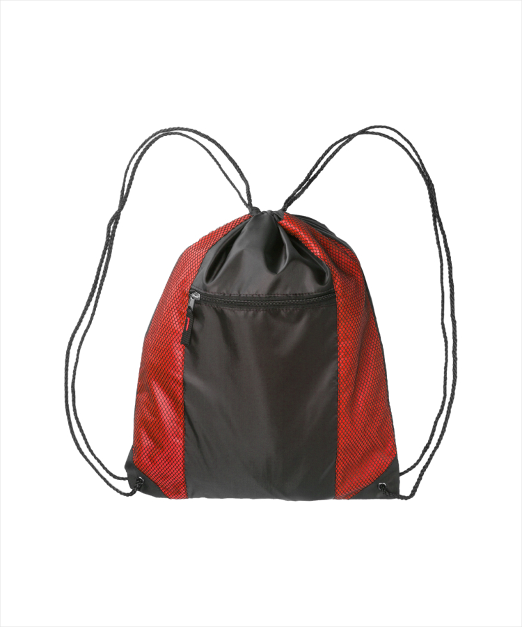 Union Printed - Zipper Pocket Drawstring Bags 4