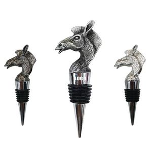 Elegant Zebra Design Alloy Wine Stopper 4
