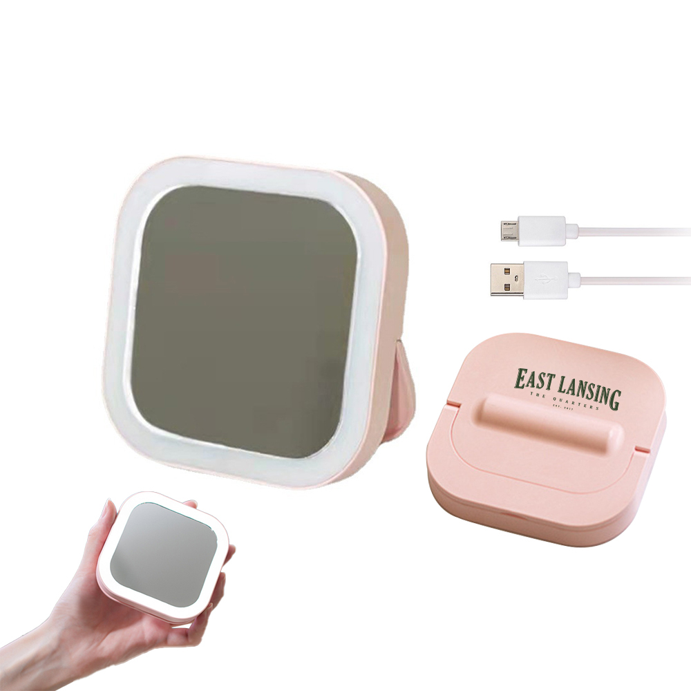 Small LED Travel CompactMirror 2