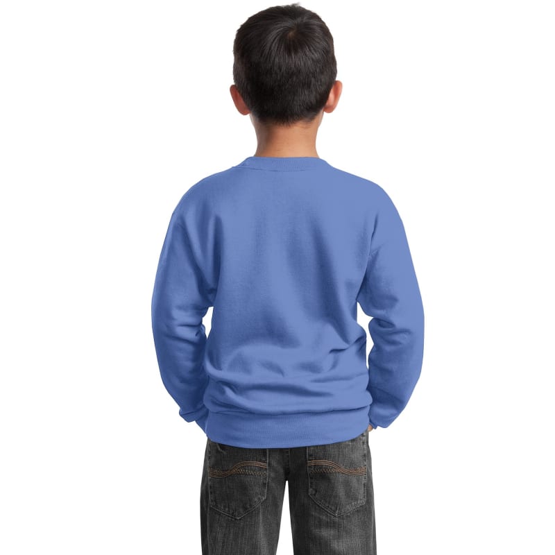 Port & Company Youth Core Fleece Crewneck Sweatshirt. 6